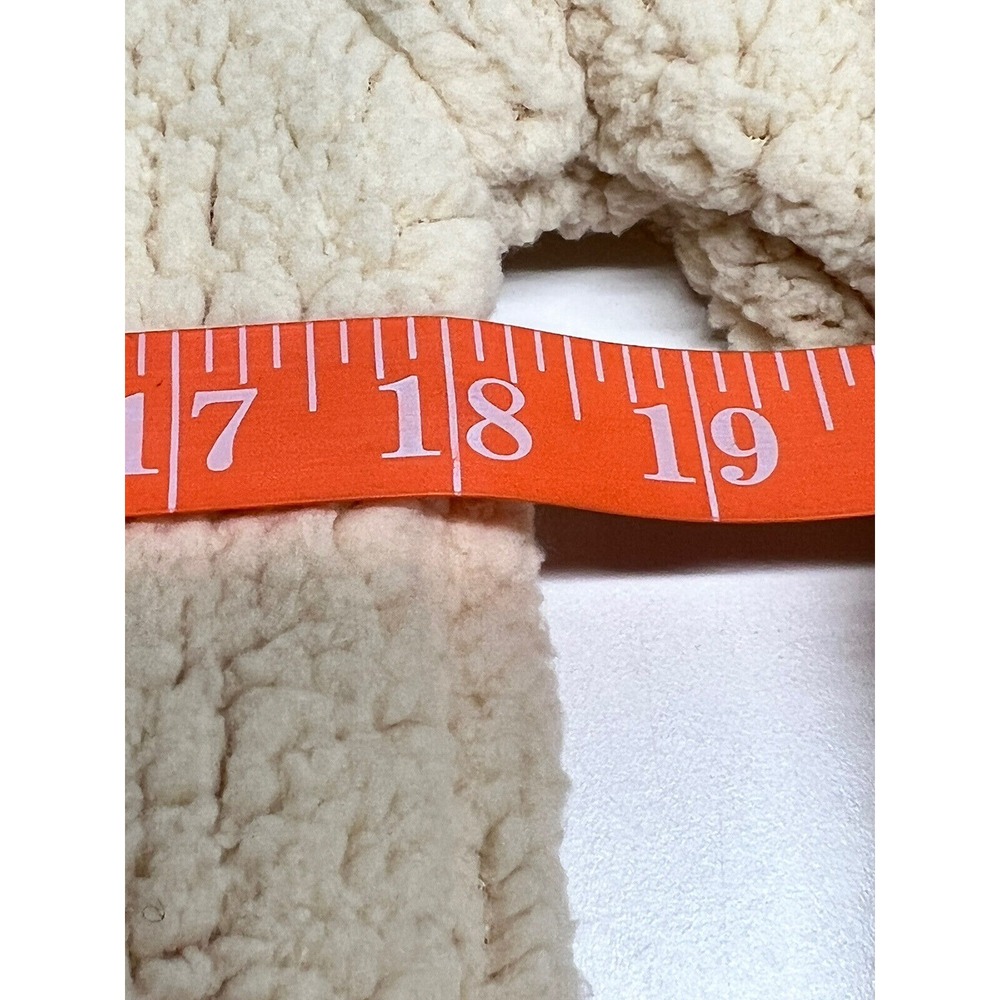 Lego Collection Deep Pile Sherpa Women Size XS Fleece Coat Contrast Pocket - Picture 5 of 6
